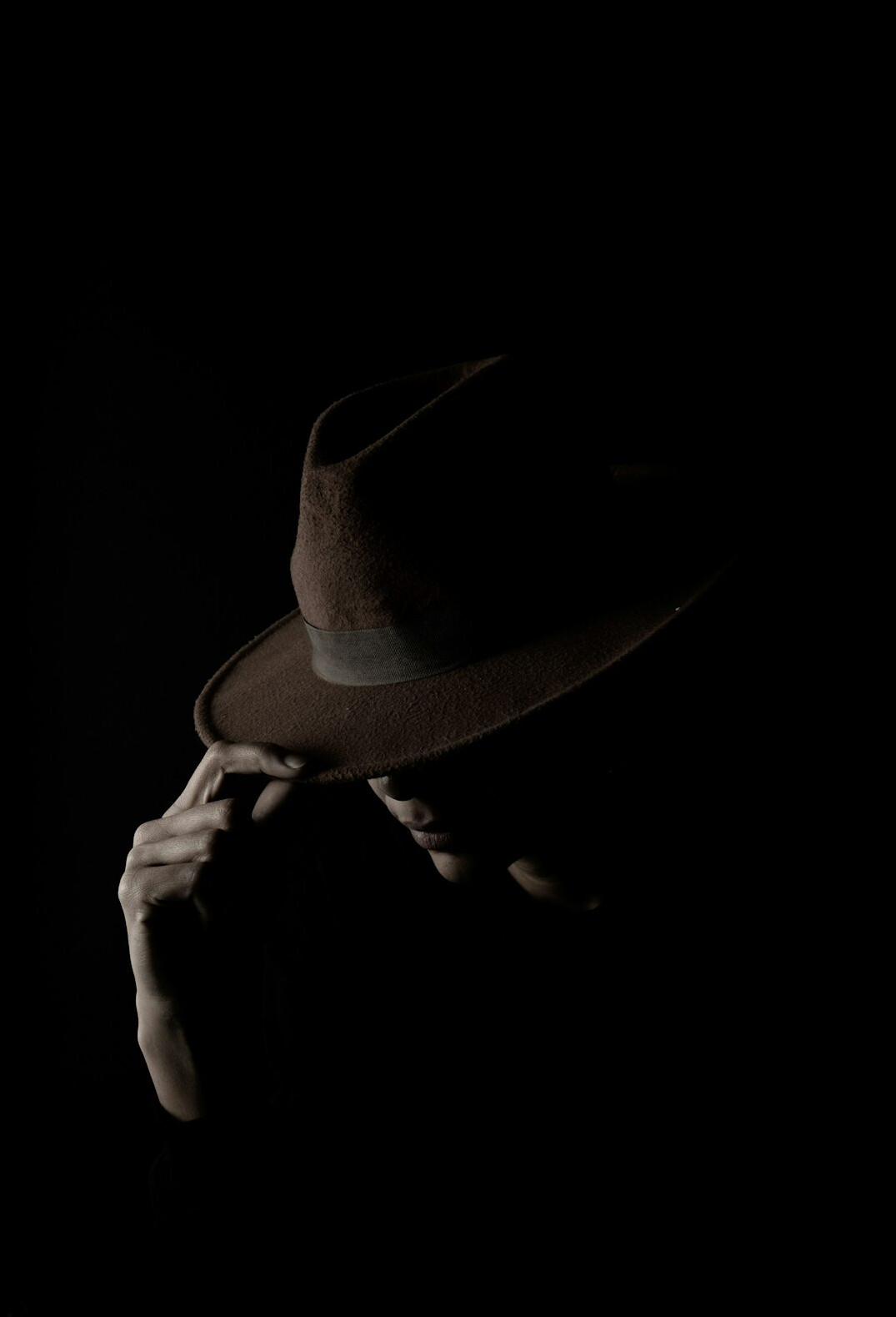 mysterious detective silhouette